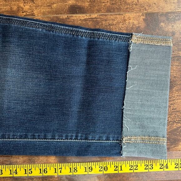 M Jeans Maurices 2/Set Jeans Wide Leg Cuffed High Rise 14W Stretchy Comfort - Picture 12 of 14